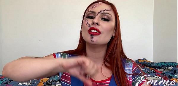  Punheta Guiada Especial Halloween - Chucky - Vem gozar pra sua boneca assassina!